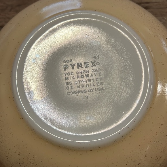 Pyrex Brown Stripe 404 Large Mixing Bowl Speckled Excellent Vintage Condition - Picture 7 of 7